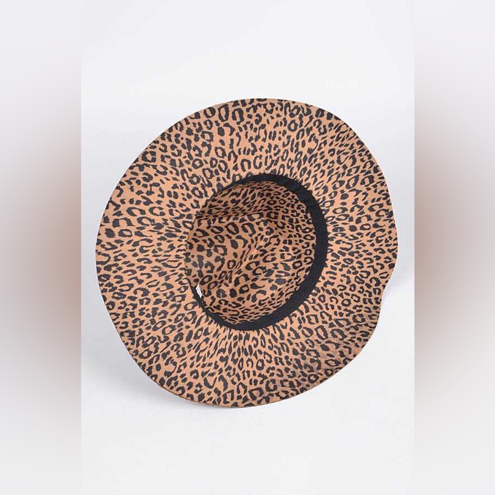 Leopard Patterned Floppy Hat - Picture 5 of 7